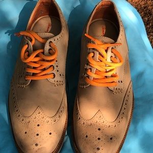 Tommy Bahamas suede  leather wingtips,size 11 1/2